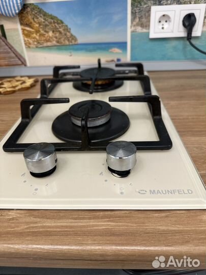 Газовая варочная панель 2 конфорки бу maunfeld