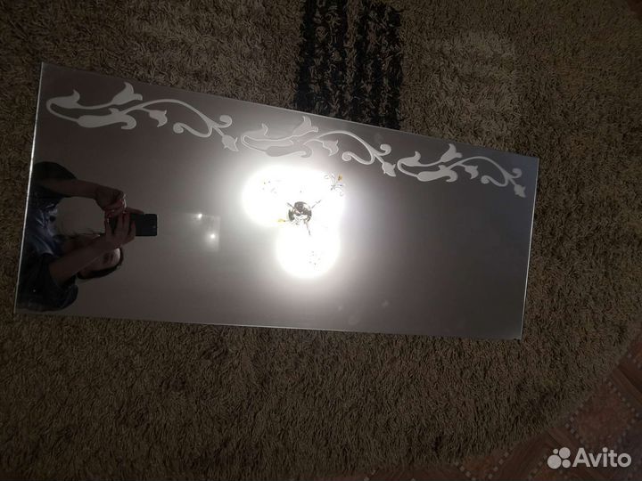 Зеркало 97*40 с рисунком