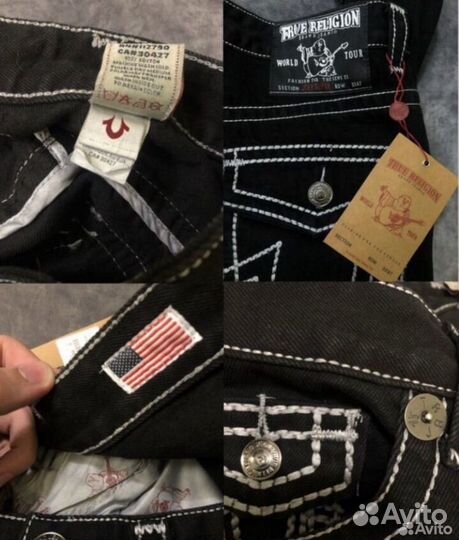 Джинсы True religion черные