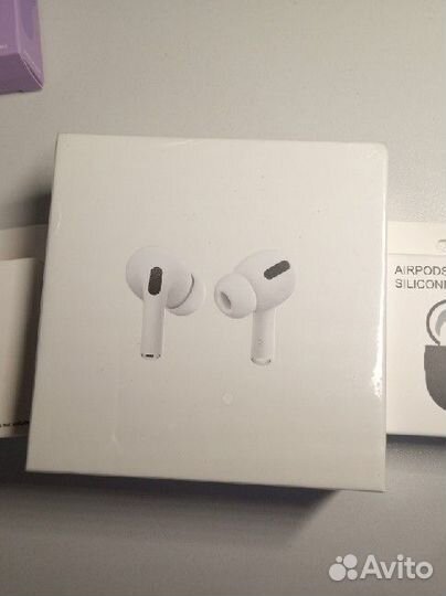 Беспроводные наушники airPods pro чехол в