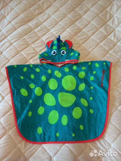 Полотенце пончо детское. Накидка