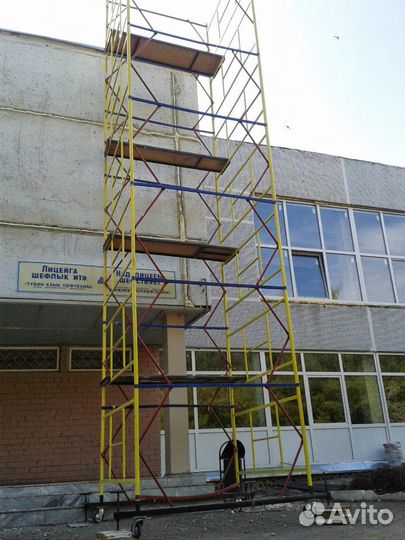 Аренда строительных лесов вышек передвижных