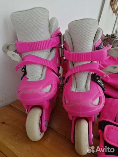 Детские ролики раздвижные и защита