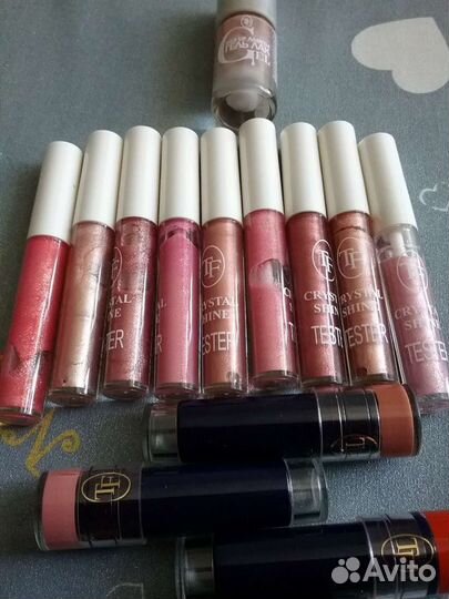 Румяна/хайлайтеры/пудры/блески д/губ/помады