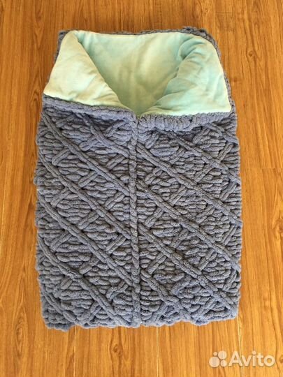 Конверт одеяло на выписку для мальчика