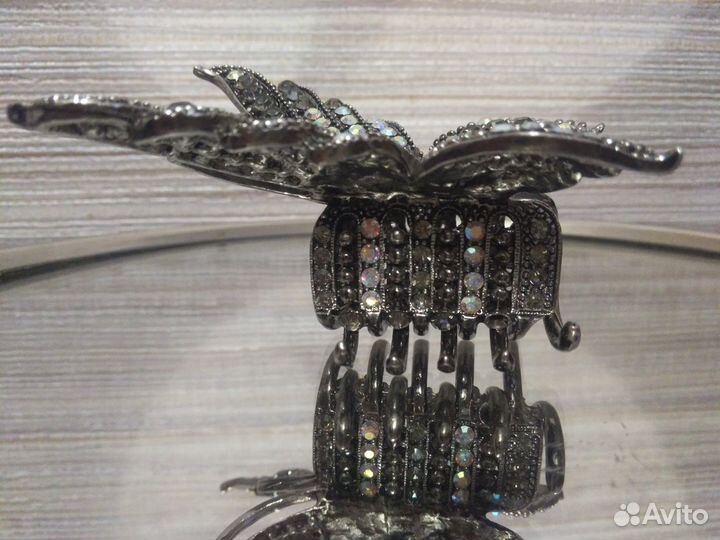 Заколка для волоc,краб для волос Бабочка 7*4.5см