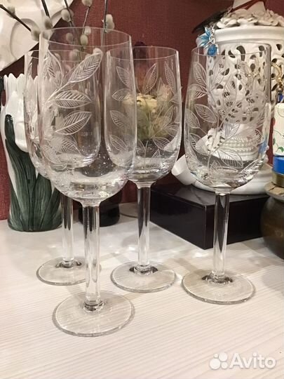 Фужеры хрустальные СССР