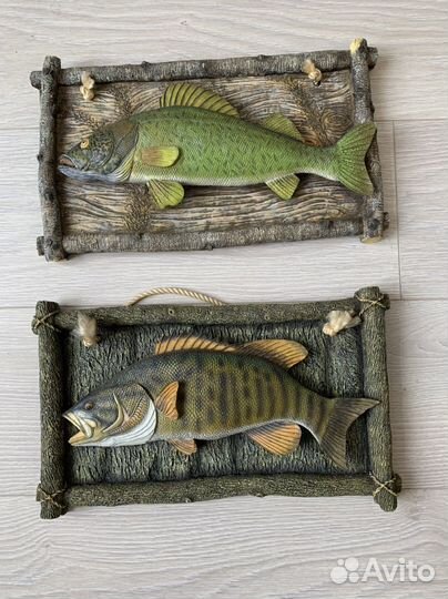 Настенное украшение панно, рыбы