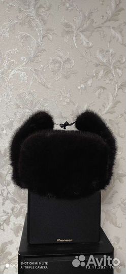 Норковая шапка мужская