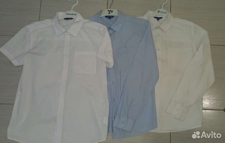 Рубашки школьные 152 158 для мальчика