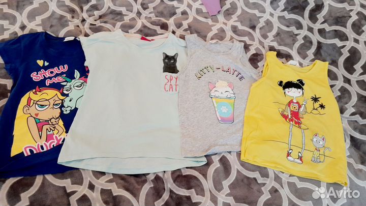 Вещи пакетом для девочки 134-140 см