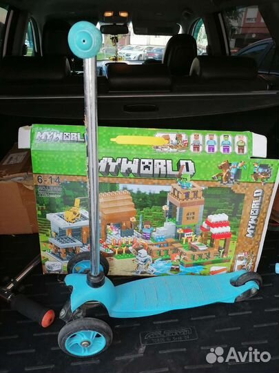 Самокат детский трехколесный бу