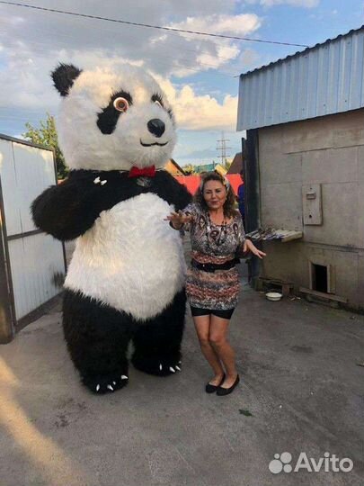 Поздравление от большой панды