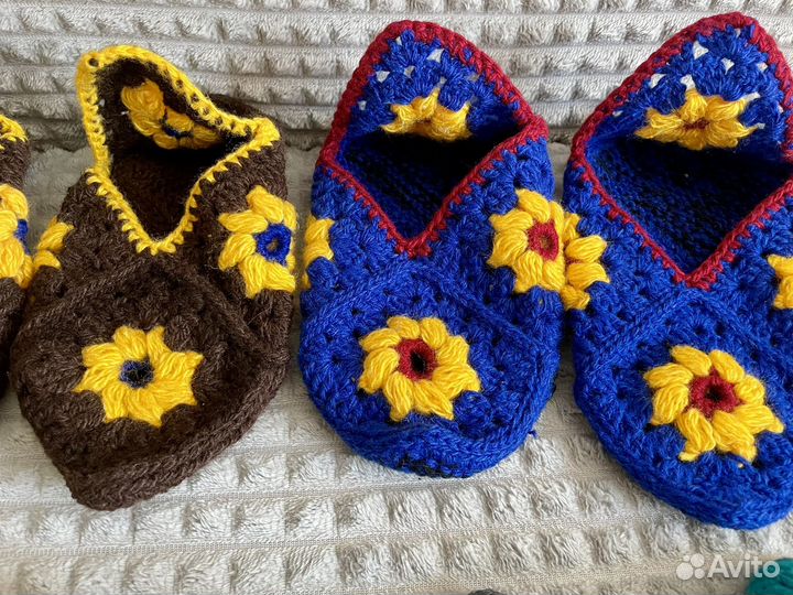 Вязаные носки-следки