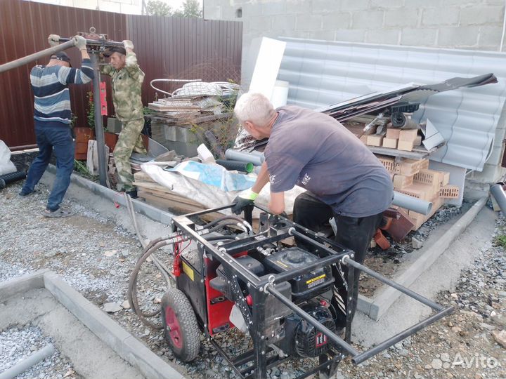 Винтовые сваи с монтажом