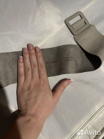 Пояс кожа натуральная Италия