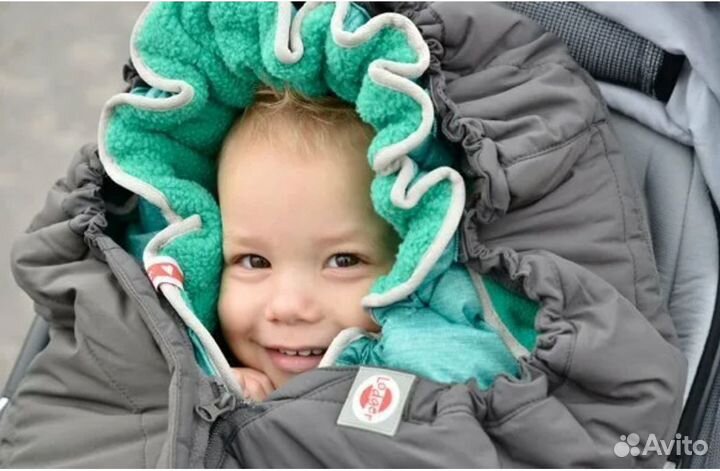 Тёплый конверт в коляску Lodger bunker