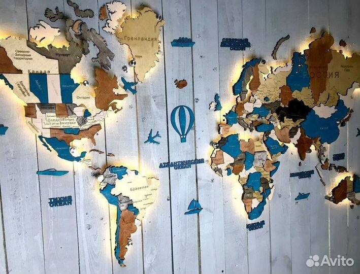 Карта России от производителя