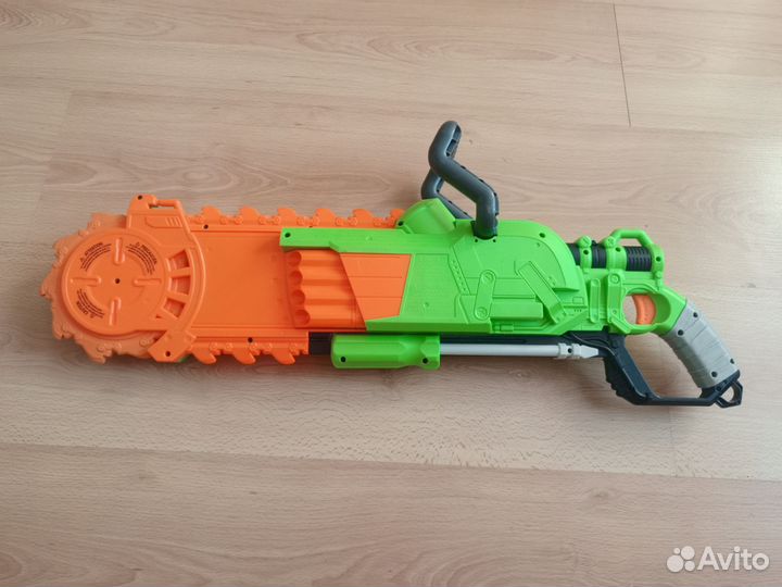 Nerf zombie strike бензопила