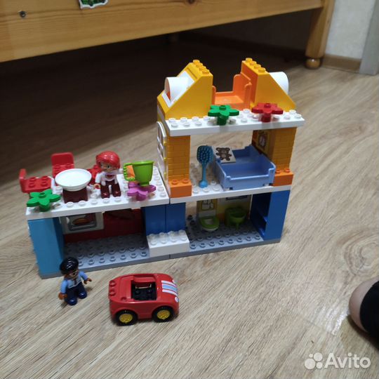 Lego duplo семейный дом + машинки