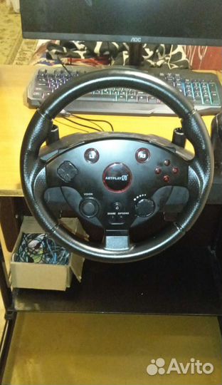Игровой руль с педалями artplay