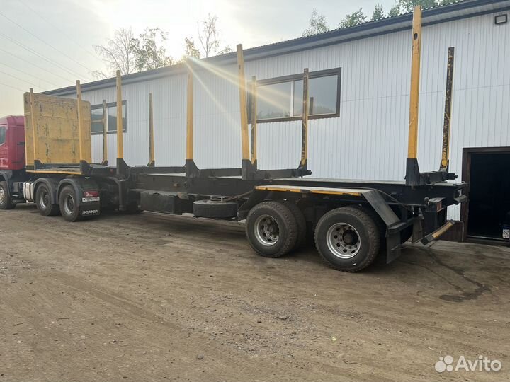 Полуприцеп лесовоз (сортиментовоз) НовосибАРЗ 981301, 2014