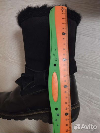 Сапоги зимние для девочки 34