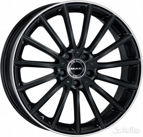 R19 5x112 8J ET33 D66,6 MAK Komet Gloss Black Mirr