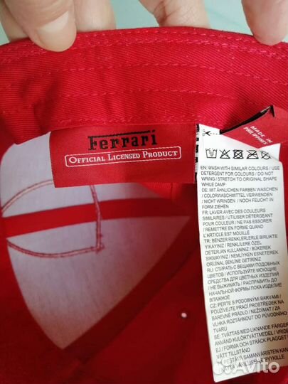 Кепка бейсболка Ferrari