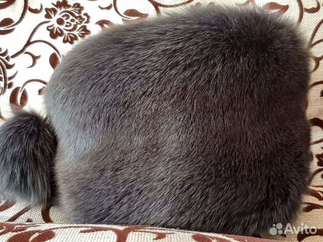 Меховая шапка из песца