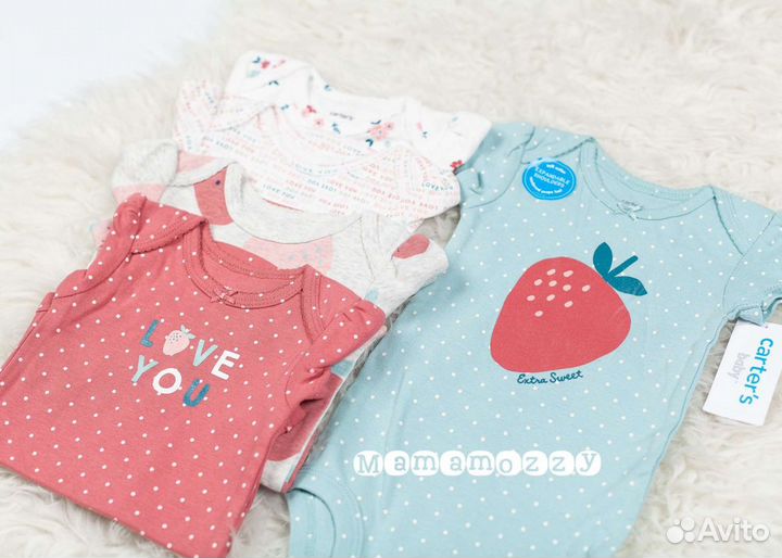 Carters США новый набор боди 5шт 3m