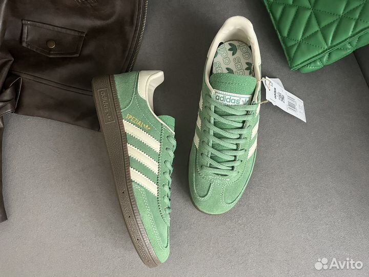 Кроссовки Adidas Spezial green зеленые