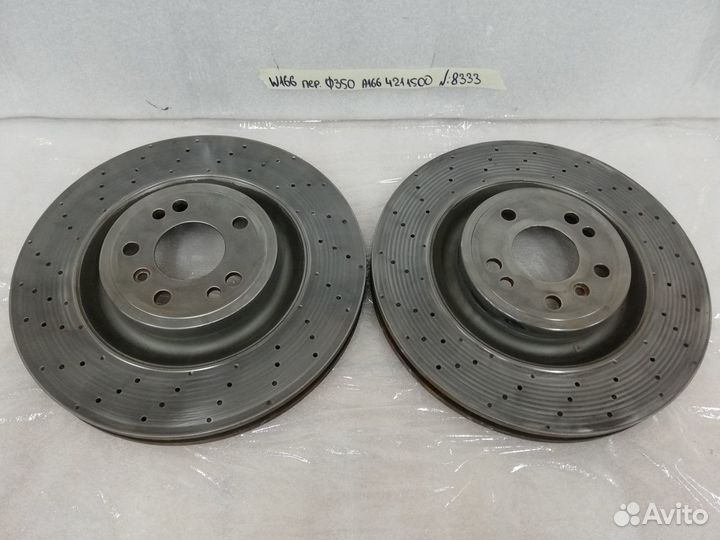 Диск тормозной передний Мерседес W292 GLE coupe