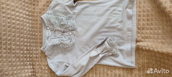 Школьная блузка 128-134