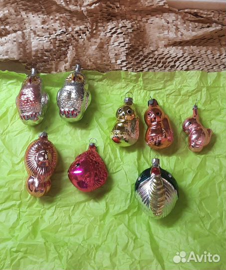 Елочные игрушки СССР