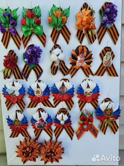 Георгиевская лента броши