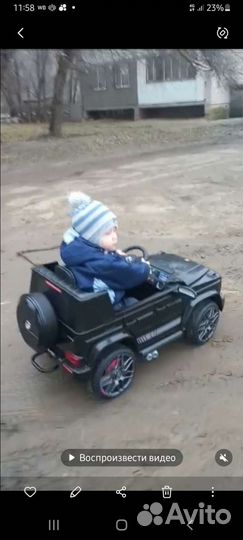 Детская машина на аккумуляторе с пультом