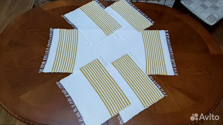 Набор домотканых салфеток для сервировки стола