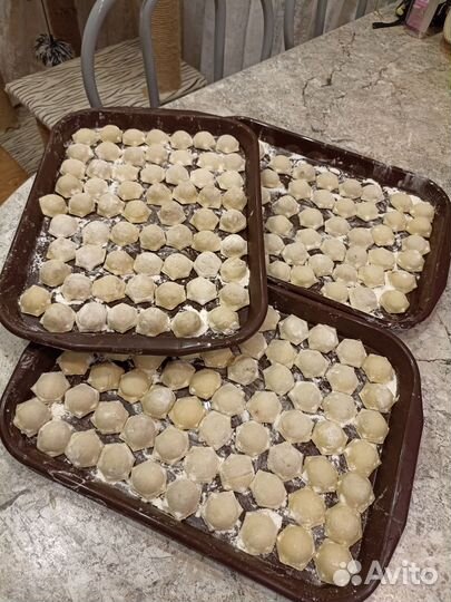 Домашние манты пельмени