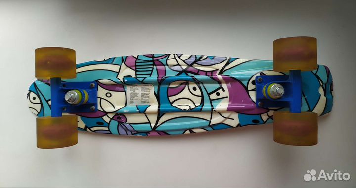 Лонгборд (пенниборд), колеса светятся