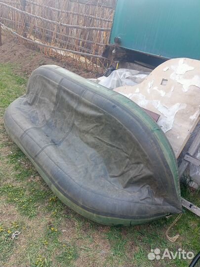 Лодка надувная двухместная бу