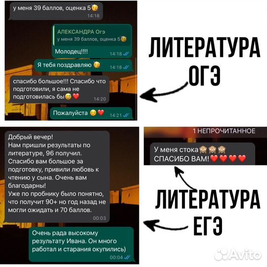 Репетитор по русскому языку и литературе