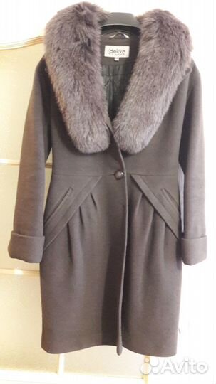 Драповое пальто