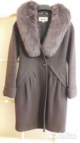 Драповое пальто