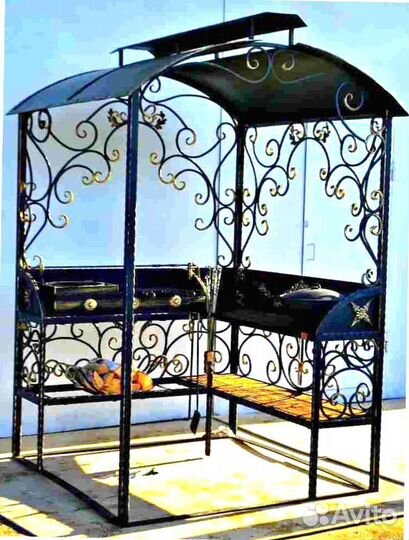 Мангал С крышей