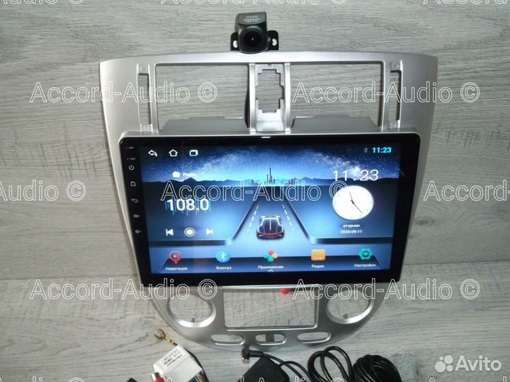 Магнитола 2DIN Chevrolet Lacetti Android с камерой
