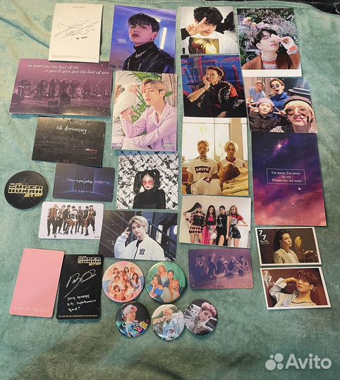 Карточки и значки Kpop