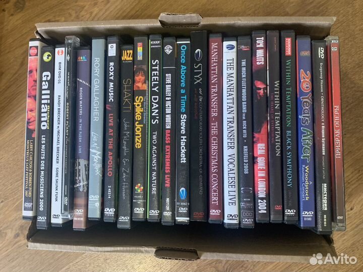 DVD диски музыкальные зарубежные