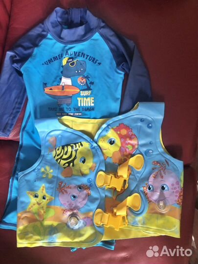 Комбинезон для плавания детский и жилет