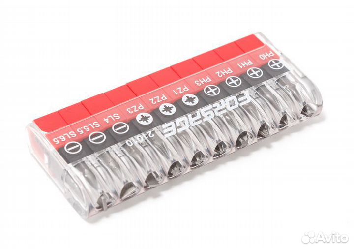 Набор бит в пластиковом футляре типа ''магазин''10